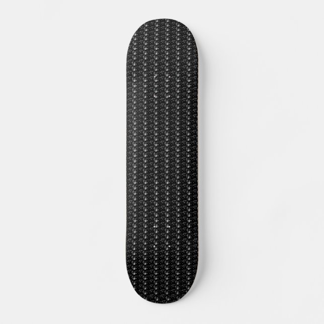 Skateboard Parties scintillant noire du skate board (Recto)