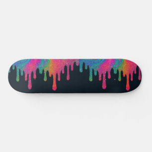 Skateboard Parties scintillant psychédélique Neon Paint Drift