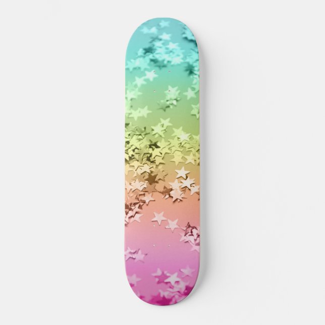 Skateboard Parties scintillant Rainbow Stars #1 #shiny (Recto)