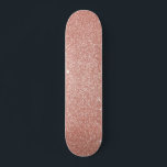 Skateboard Parties scintillant rose rose or-Blush et étincell<br><div class="desc">Blush Pink - Rose Gold Faux Parties scintillant et Sparkle fait le cadeau parfait pour son anniversaire ou occasion spéciale.</div>