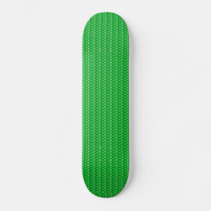 Skateboard Parties scintillant verte du skate board