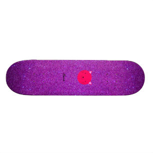Skateboard Parties scintillantes pourpres personnalisées de