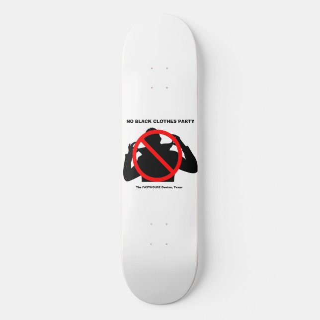 Skateboard Pas de Black Vêtements FASTHOUSE Denton Texas (Recto)
