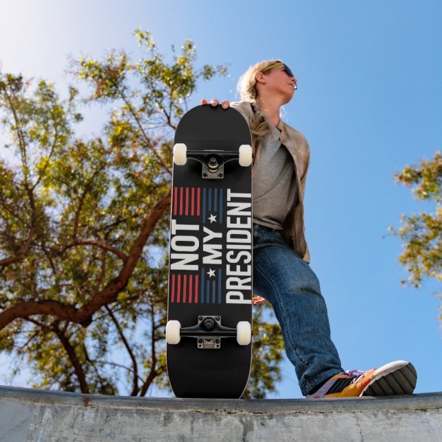Skateboard Pas mon président (Extérieur 1)