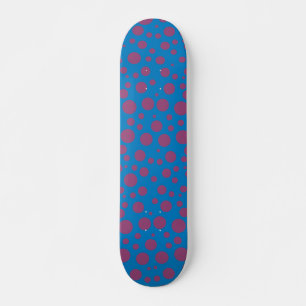Skateboard passion pourpre sensation bleu cercle de lune moti