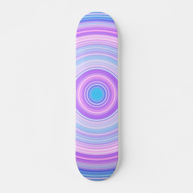 Skateboard Pastel Candy coloré (Devant)