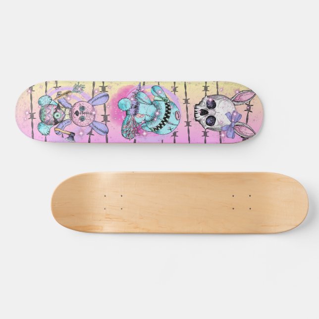 Skateboard Pastel Goth Nightmare (Horz)