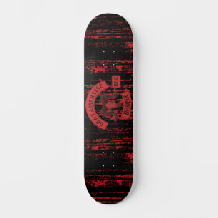Skateboard Patch Biker Rouge Goatamentise