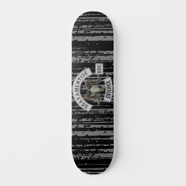 Skateboard Patch de motocycliste Goatamentise (Recto)