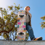 Skateboard patchwork Good Vibes Skate<br><div class="desc">Bonnes vibes Skateboard pour tous ceux qui aiment une promenade en plein air</div>