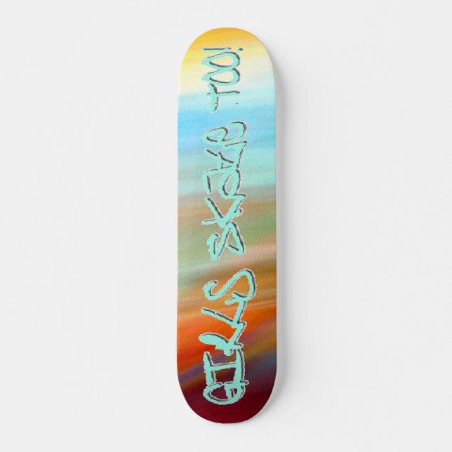 Skateboard Patin de filles aussi ! - planche à roulettes (Devant)