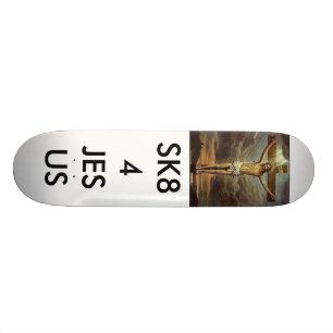 Skateboard patin pour Jésus