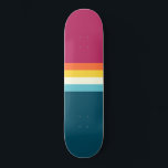 Skateboard Patinage<br><div class="desc">Vintage contraste raye arrière - plan. Motif à rayures de surf de style rétro d'été.</div>