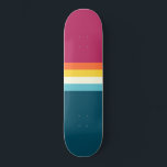 Skateboard Patinage<br><div class="desc">Vintage contraste raye arrière - plan. Motif à rayures de surf de style rétro d'été.</div>