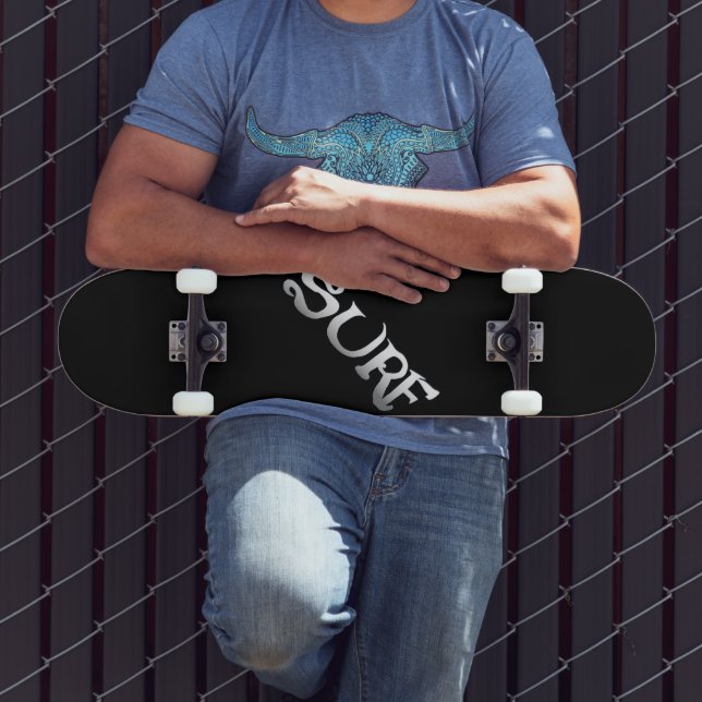 Skateboard Patinage à inclinaison noire surf (Extérieur 3)