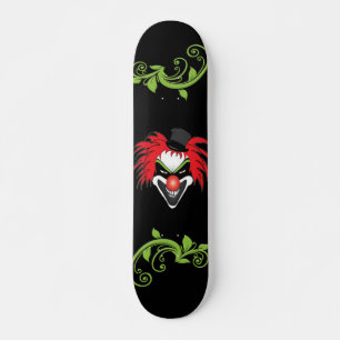 Skateboard Patinage à visage clown