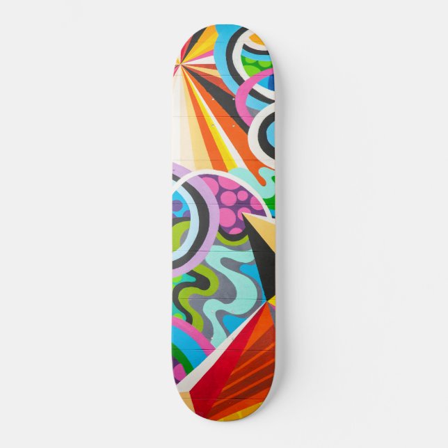 Skateboard Patinage Abstrait (Recto)