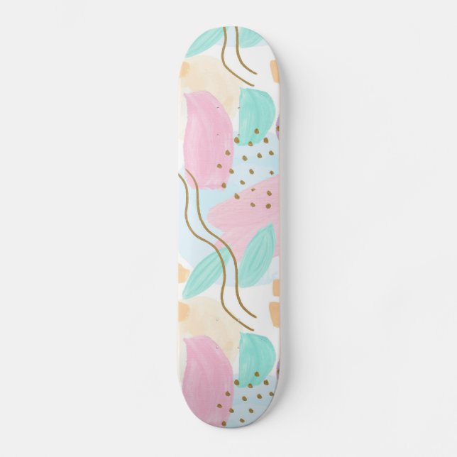 Skateboard Patinage Abstrait (Recto)