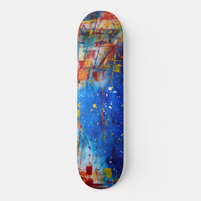 Skateboard Patinage Abstrait (Recto)