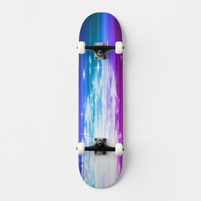 Skateboard Patinage Abstrait Motif Flèche (Recto)