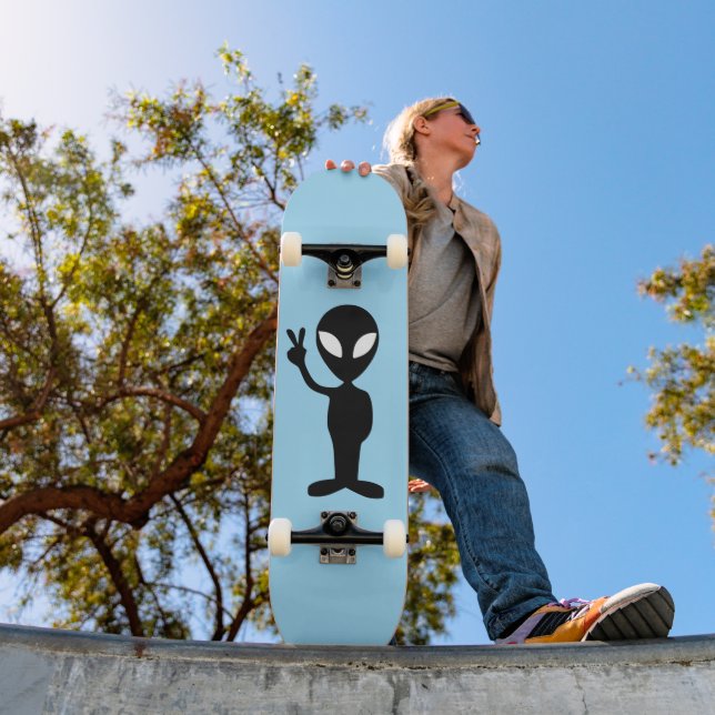 Skateboard Patinage ALIEN PEACE (Extérieur 1)