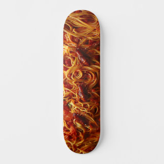Skateboard Patinage alimentaire de spaghetti moche