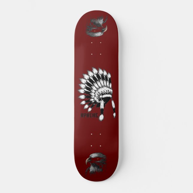 Skateboard Patinage Apache Native (Recto)