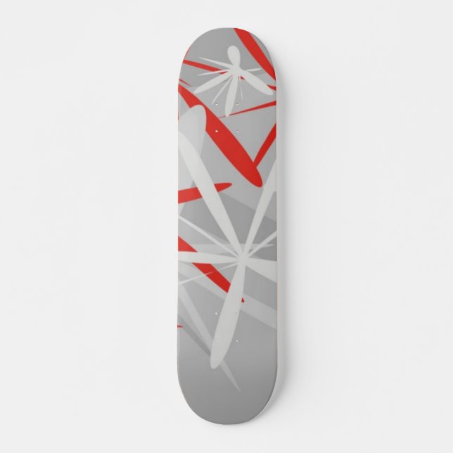 Skateboard Patinage Arrière - plan Abstrait (Devant)
