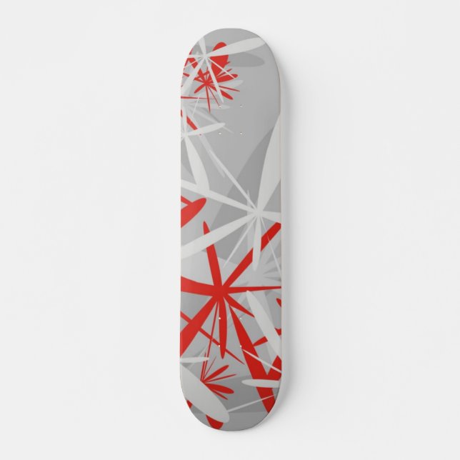 Skateboard Patinage Arrière - plan Abstrait (Devant)