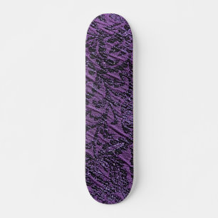 Skateboard Patinage Arrière - plan violet