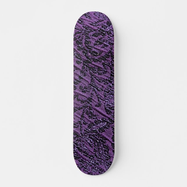 Skateboard Patinage Arrière - plan violet (Devant)