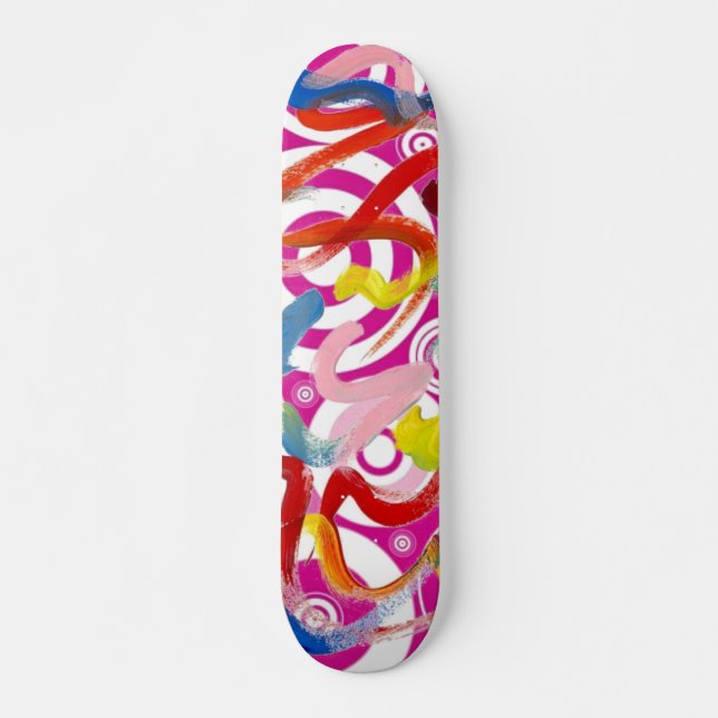 Skateboard Patinage artistique Abstrait (Devant)