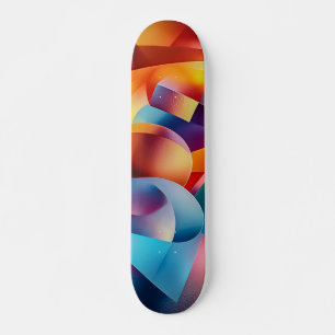 Skateboard Patinage artistique Abstrait
