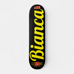 Skateboard Patinage BIANCA, pont de 7¾ po