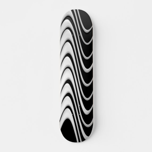 Skateboard Patinage blanc (Devant)