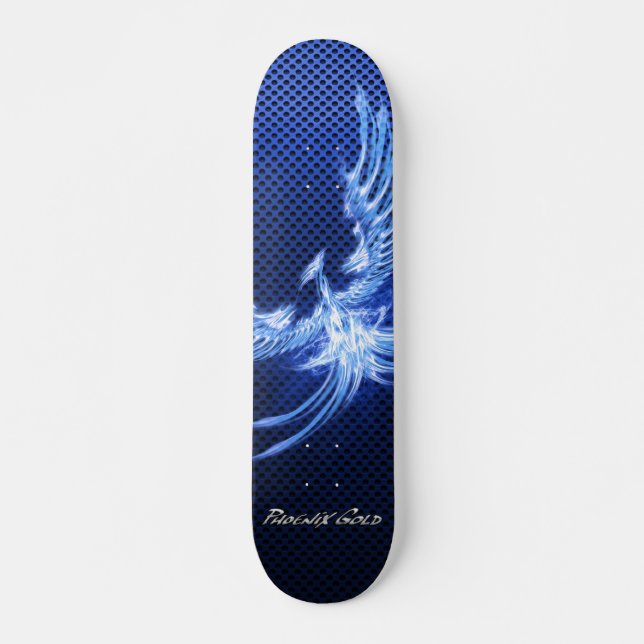 Skateboard Patinage Blue Phoenix (Devant)