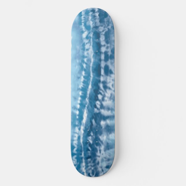Skateboard Patinage Blue Tie Dye (Recto)