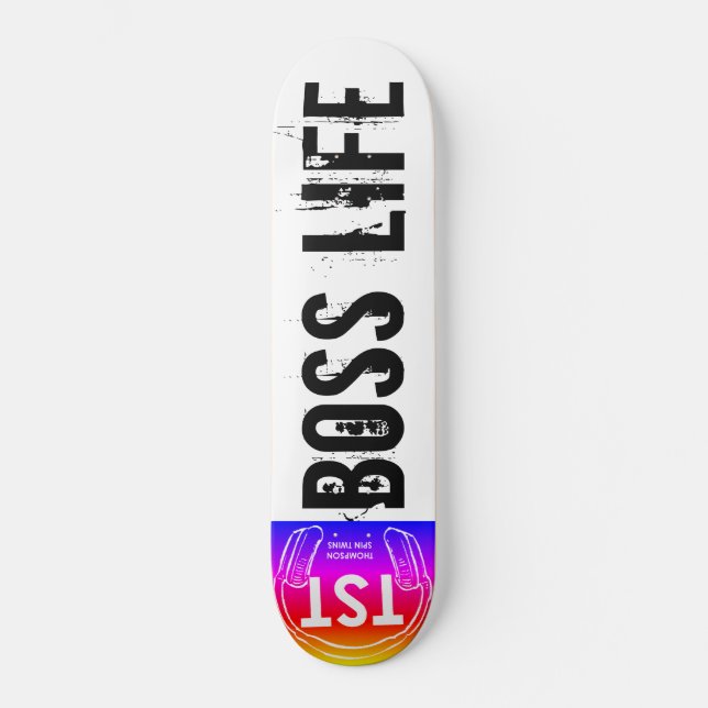 Skateboard Patinage BOSS LIFE (Recto)