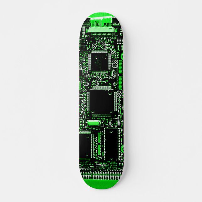 Skateboard Patinage Circuit Green 2 (Devant)