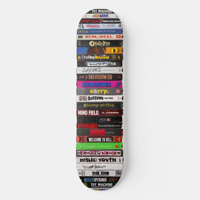 Skateboard Patinage classique VHS Tapes Peinture (Recto)