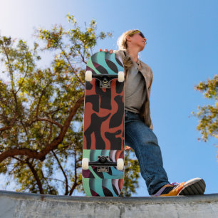 Skateboard Patinage coloré