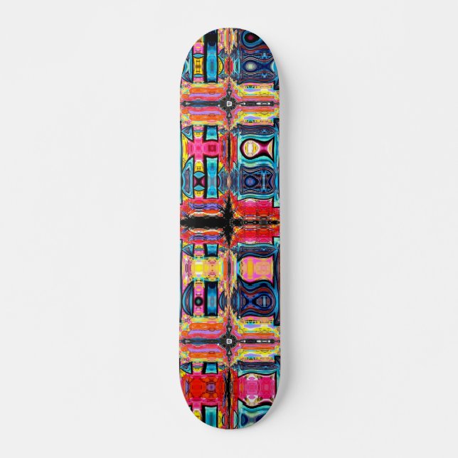 Skateboard Patinage 'Couleur' 2 (Devant)