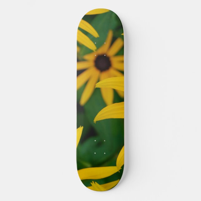 Skateboard Patinage d'alimentation des fleurs (Recto)
