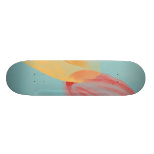 Skateboard Patinage d'aquarelle