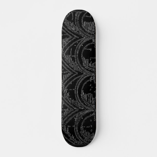 Skateboard Patinage d'architecture médiévale (Devant)