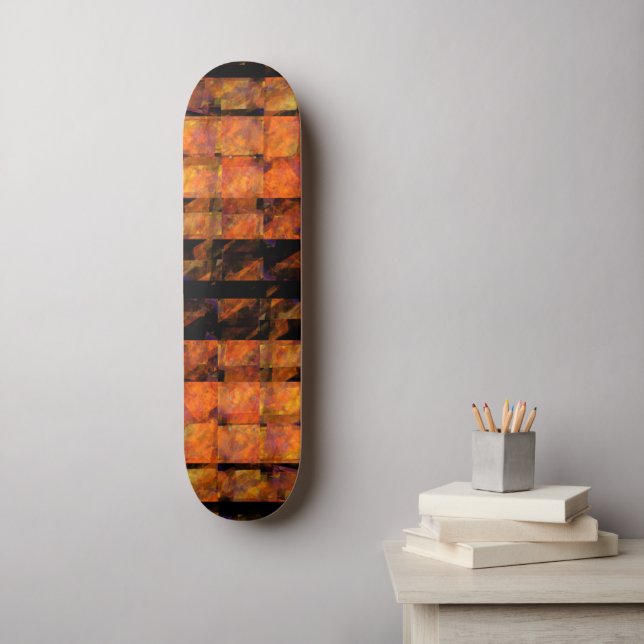Skateboard Patinage d'art Abstrait au mur (Art mural)