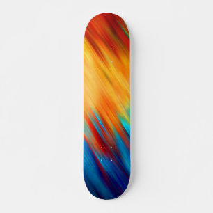 Skateboard Patinage d'art Abstrait coloré