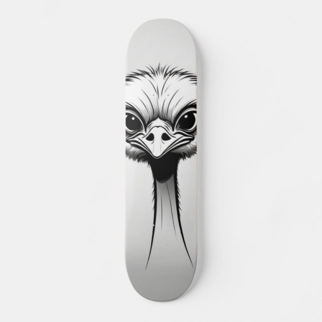 Skateboard Patinage d'autruche (Recto)