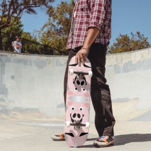 Skateboard Patinage de conception de cochon