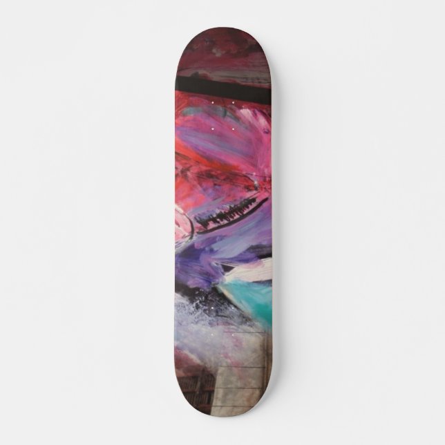 Skateboard Patinage de couleurs (Devant)